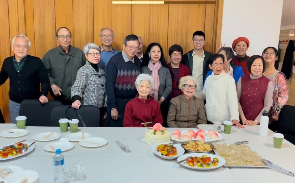 Growth Group members sharing a meal together